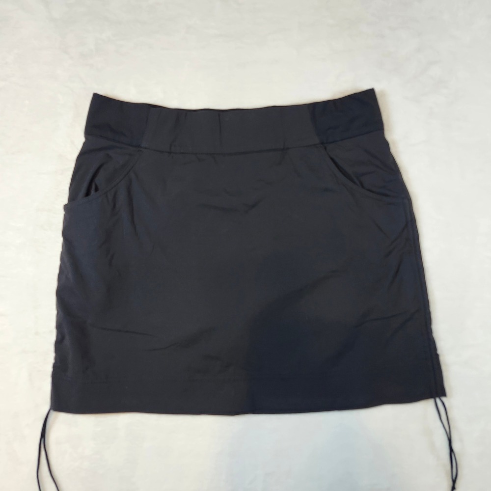 Columbia Omni-Shield Skort Womens L Black Excellent Hiking Golf Activewear